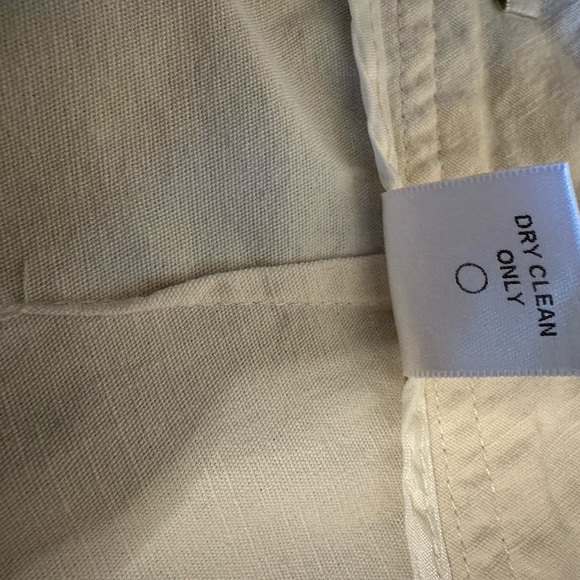 Twelfth street by Cynthia Vincent women's cream linen crop pant - Picture 6 of 8
